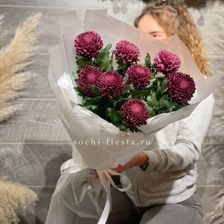 Хризантемы Бигуди в Уфе