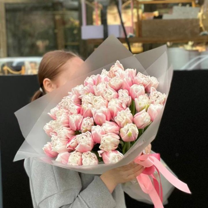 51 нежный тюльпан в Уфе