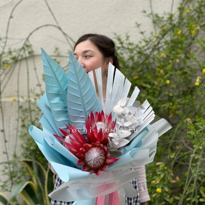 Букет из протеи "Клеопатра-2" в Уфе