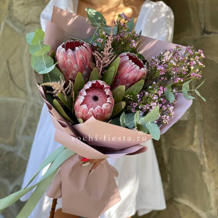 Букет из протеи "Клеопатра"  в Уфе