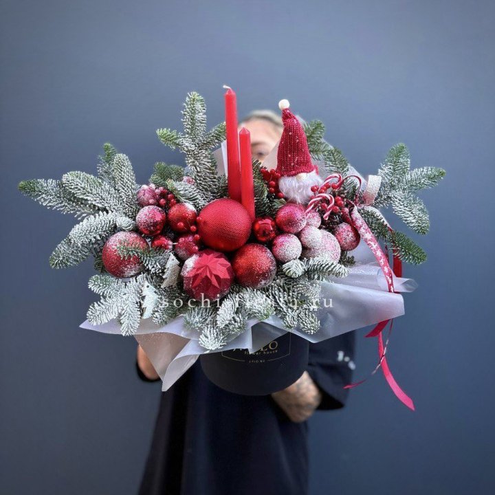 Композиция "Мери крисмас ред" в Уфе