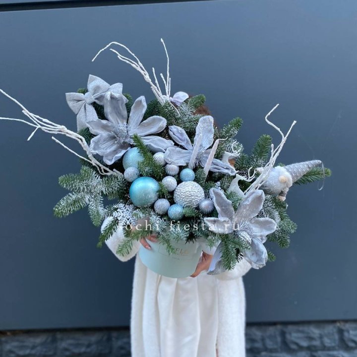 Композиция "Снежный цветок" в Уфе