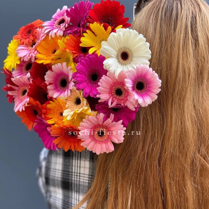 Охапка гербер  в Уфе