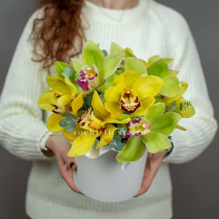 Бокс с орхидей №1 в Уфе