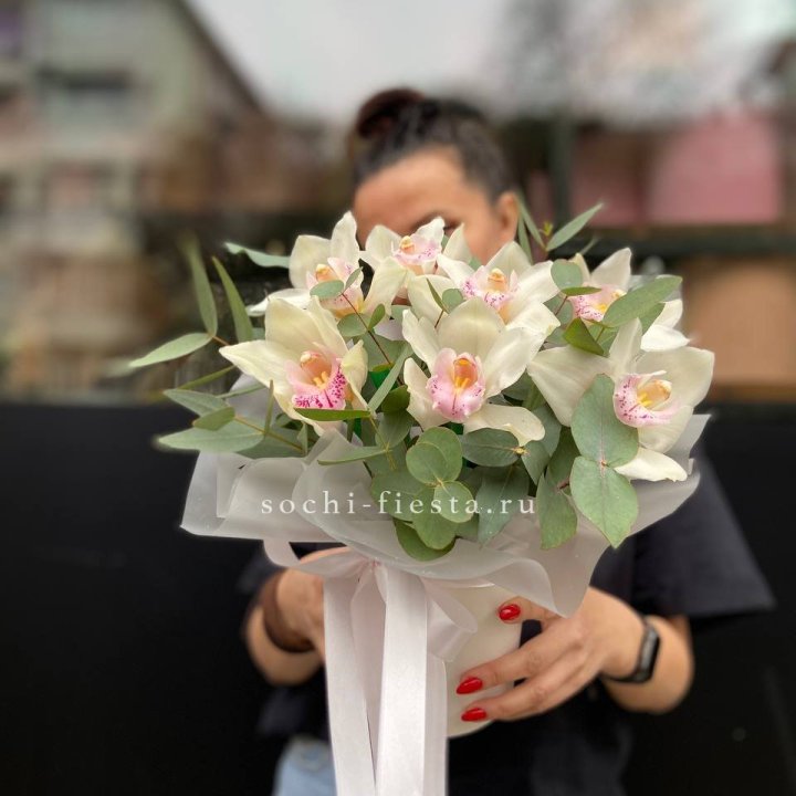 Бокс с орхидеями в Уфе