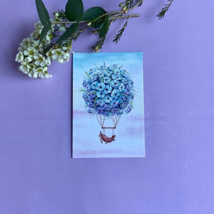 Открытка к букету "Флоростат" в Уфе