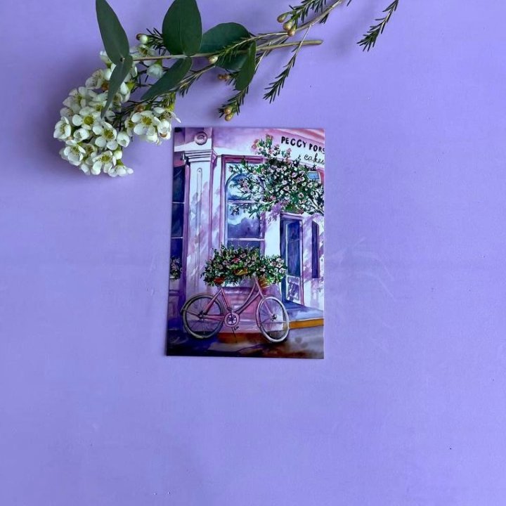 Открытка к букету "Розовый" в Уфе