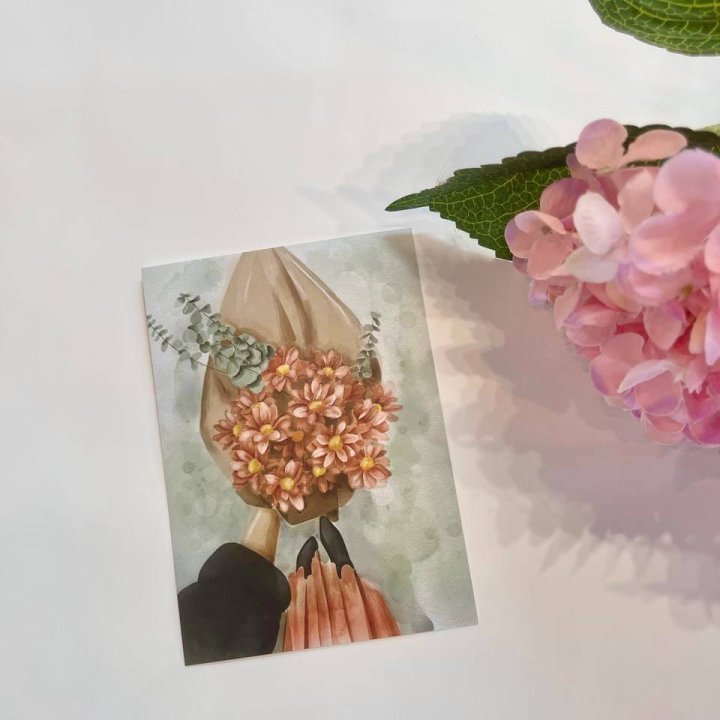 Открытка к букету "Букет" в Уфе