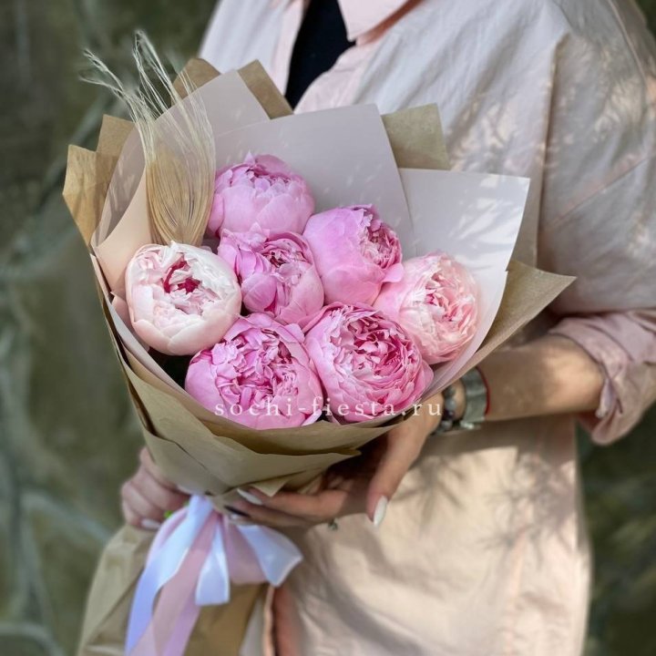 Букет пионов "Венди" в Уфе