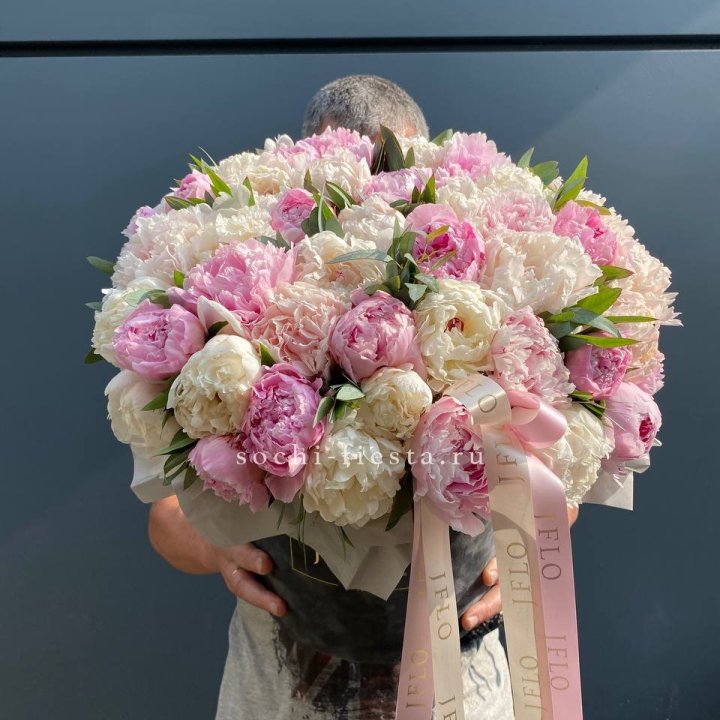 51 пионов в боксе в Уфе