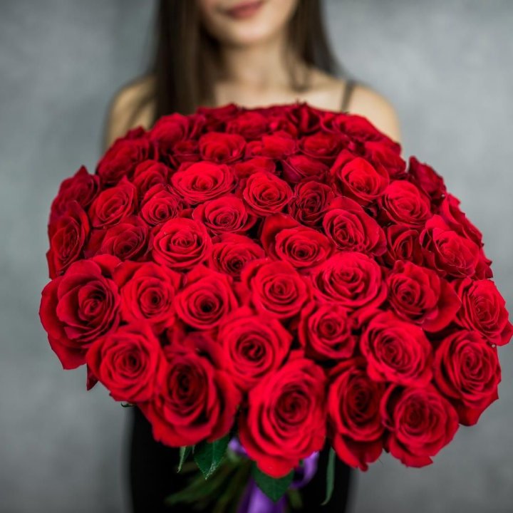 51 красная роза в Уфе