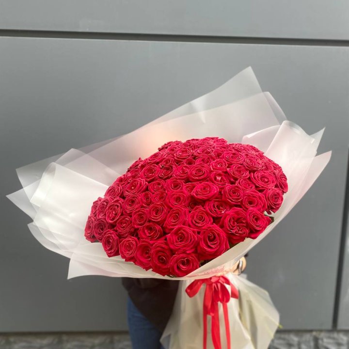 101 высокая роза в Уфе