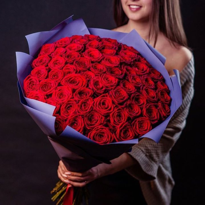 71 красная роза в Уфе