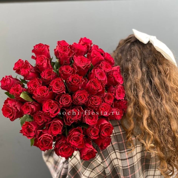 51 красная роза в Уфе