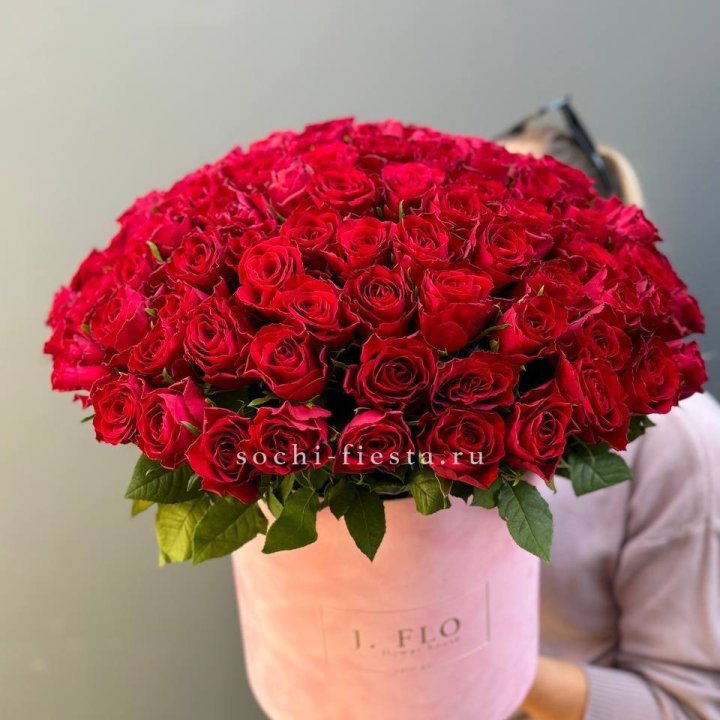 101 кенийская роза в цилиндре в Уфе