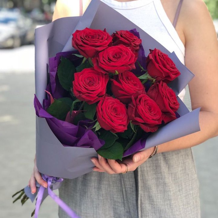 9  красных роз №1 в Уфе