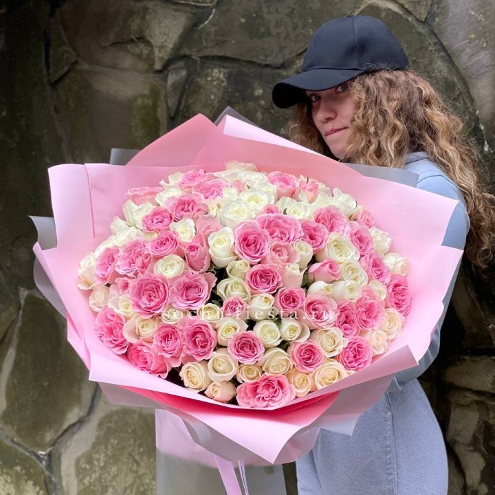 101 роза Миксбери в Уфе
