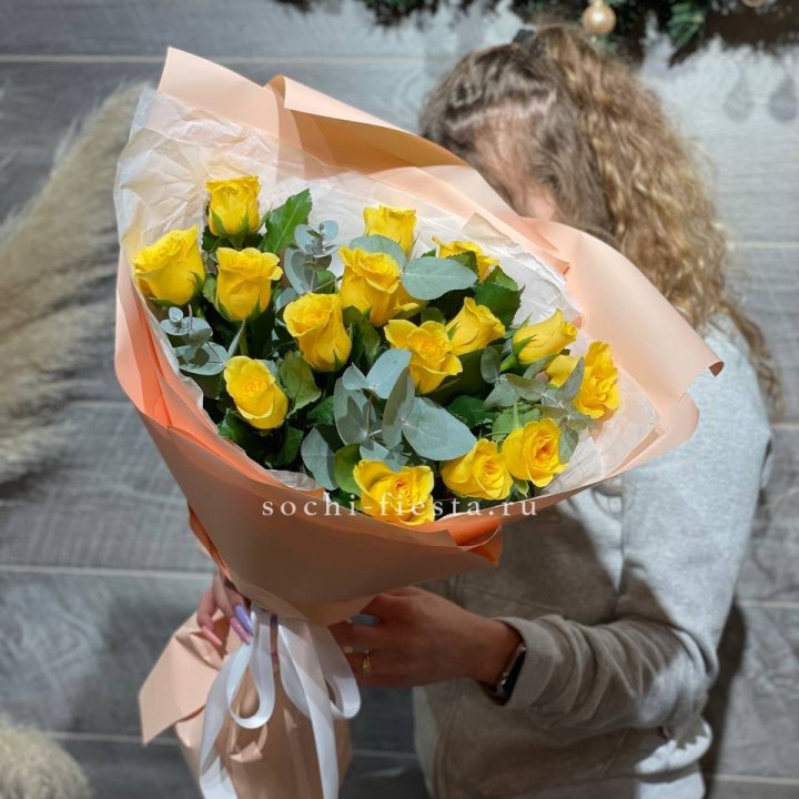 15 желтых роз в Уфе