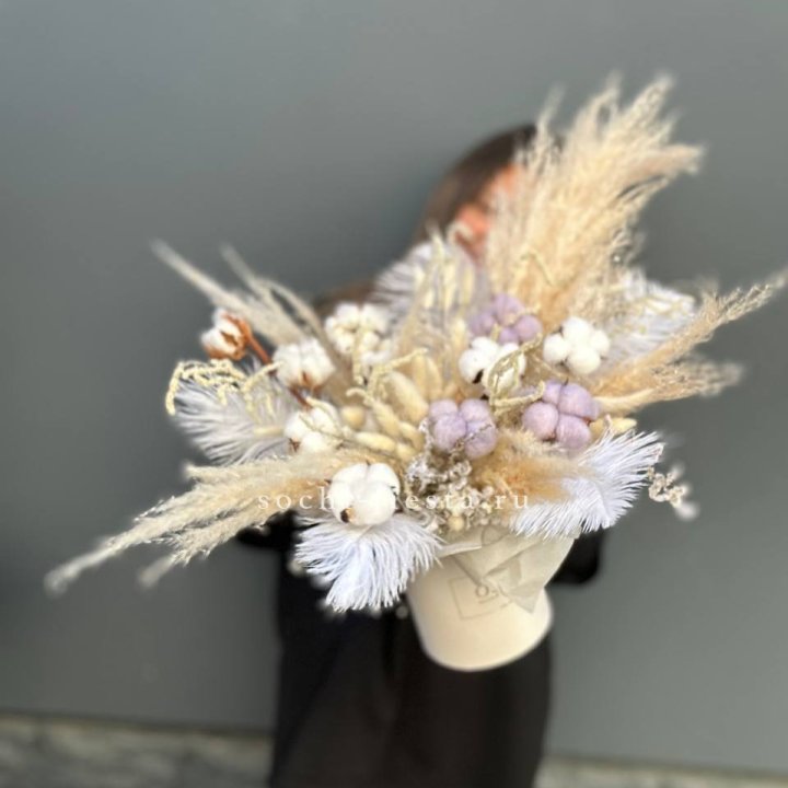 Авторский бокс с сухоцветами №3 в Уфе