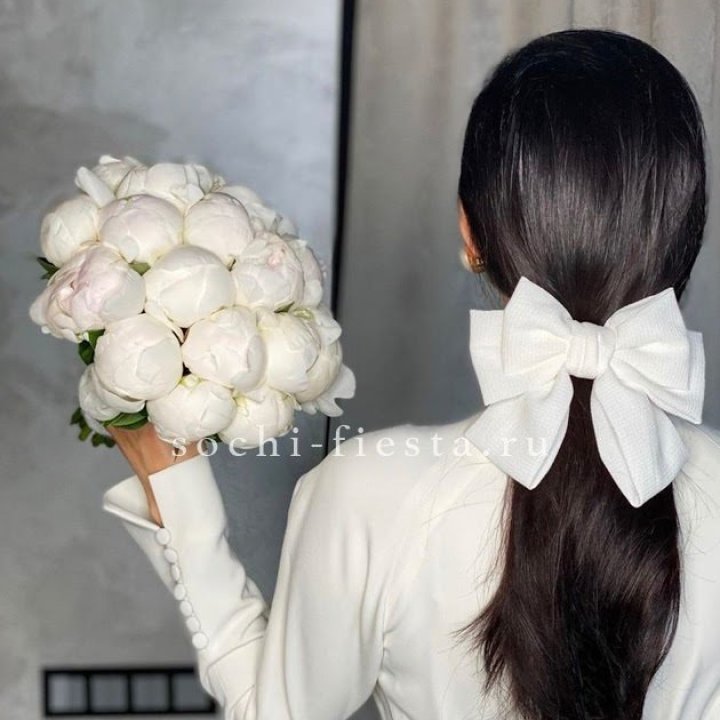 Свадебный букет пионов в Уфе