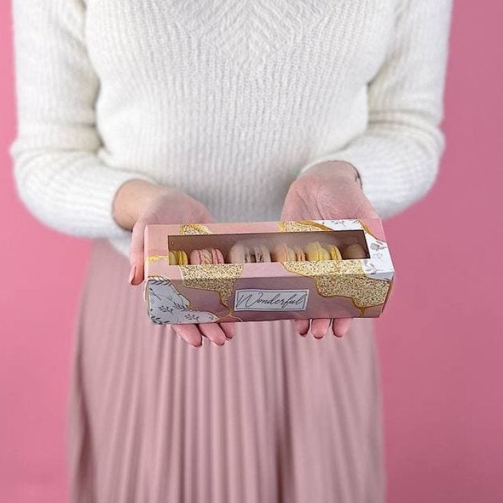 Коробка макаронс 5 шт. в Уфе