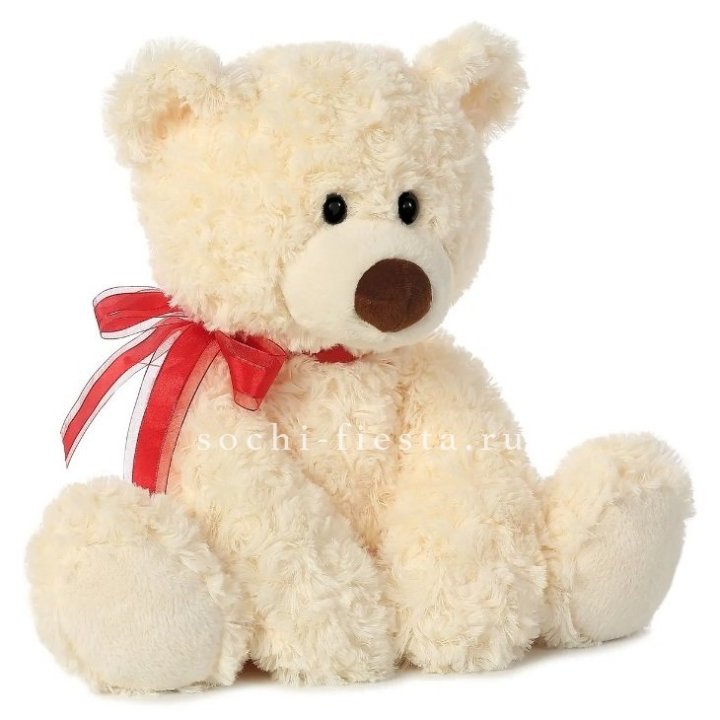 Белый плюшевый мишка  в Уфе
