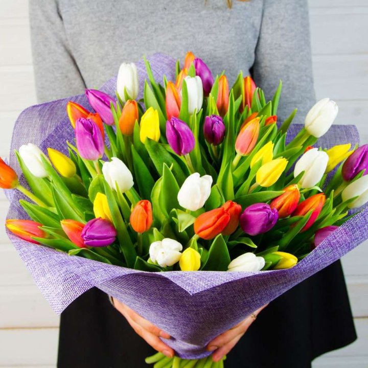 51 тюльпан "Рандом" №2 в Уфе